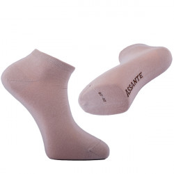 Letné ponožky béžovej antibakteriálne nízke Assante 70802
