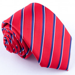 Pánska červená kravata Greg 93002