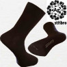 Hnedé antibakteriálne pánske ponožky Assante 71110