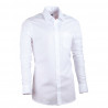 Extra predĺžená pánska košeľa slim biela Assante 20020