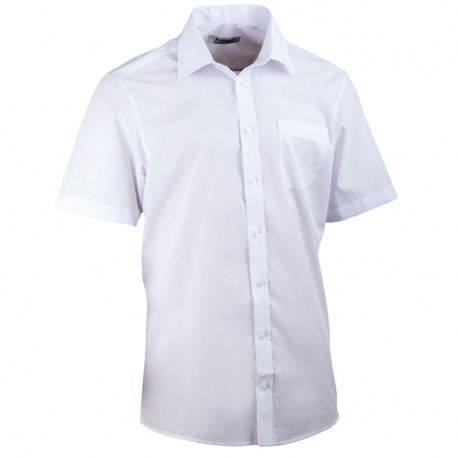 Biela pánska košeľa rovná Aramgad 40031