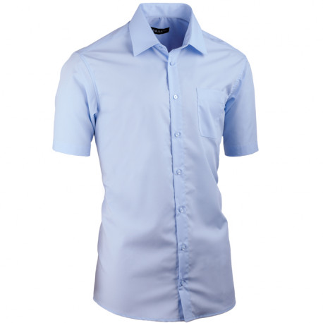 Modrá pánska košeľa vypasovaná Assante 40414