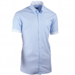 Modrá košeľa vypasovaná Assante 40416
