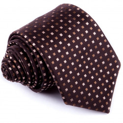 Hnedá luxusná kravata Greg 92888