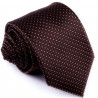 Hnedá bodkovaná kravata Greg 92889