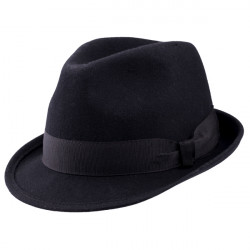 Čierny pánsky klobúk Assante 85010