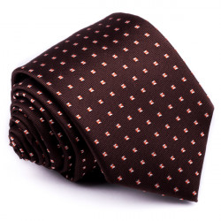 Hnedá kravata Greg 92002