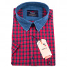 Červenomodrá kockovaná košeľa Tonelli 110833